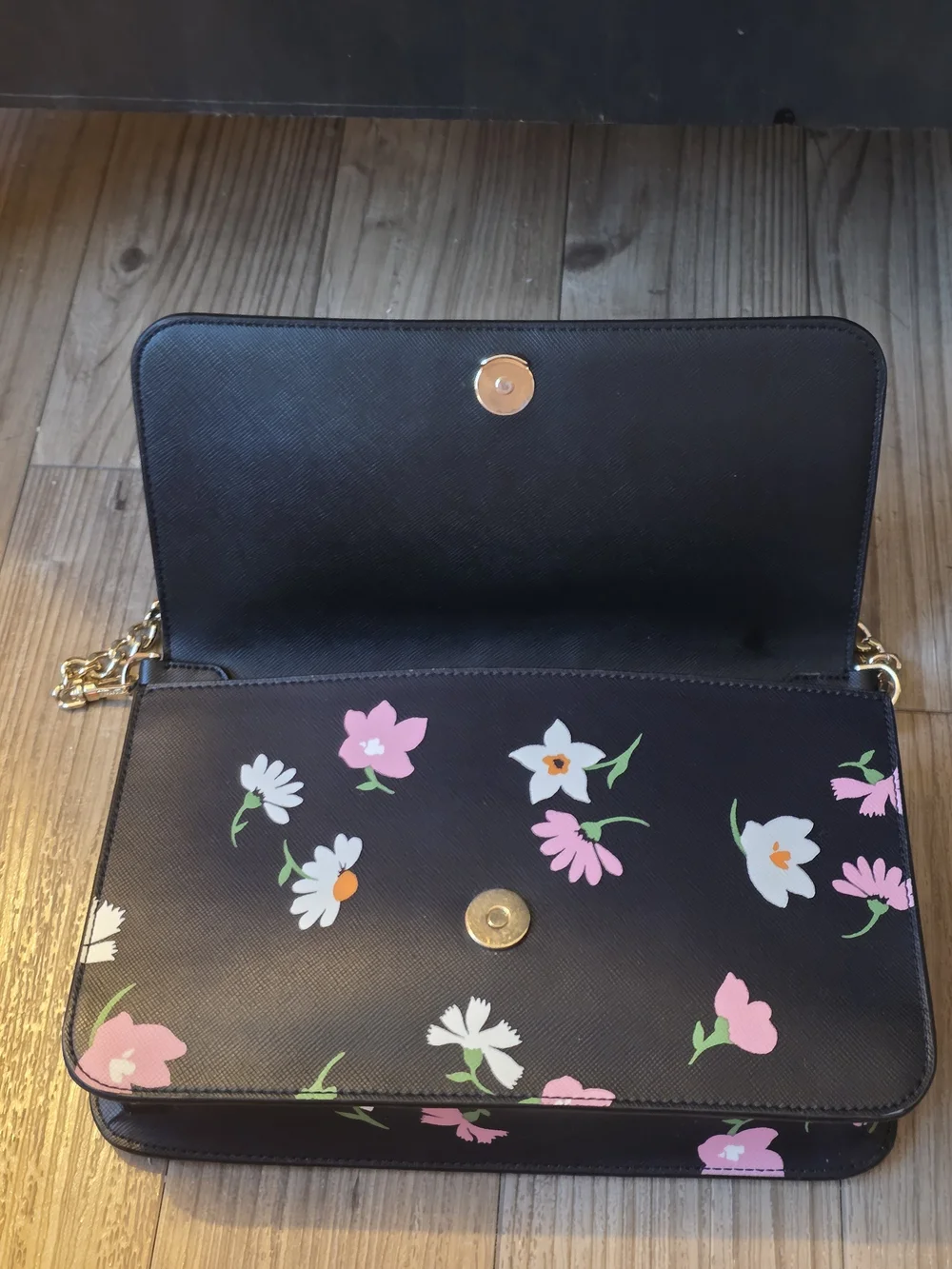 Kate Spade Madison Floral Waltz Flap Convertible Crossbody + Card Holder